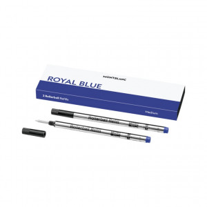 Стержень для ручки роллера Montblanc M 0,7 мм 2шт (Royal Blue)